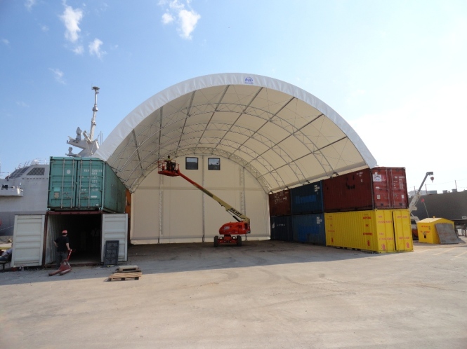 The meme is a photo of a large, white, inflatable dome structure with a sign reading "Welcome to the EU" in a language that is likely to be a joke or a sarcastic comment about the EU's bureaucratic nature. The image is likely meant to be humorous or ironic, and the sign's presence is meant to be a satirical commentary on the EU's reputation for being overly bureaucratic.